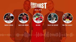 First Things First audio podcast(7.5.18) Cris Carter, Nick Wright, Jenna Wolfe | FIRST THINGS FIRST