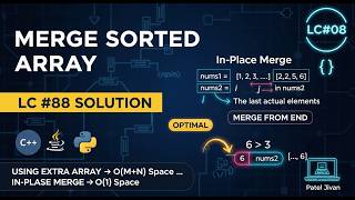 LeetCode 88: Merge Sorted Array (C++) | Sorting Approach 🚀 | Easy Problem