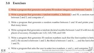 A Practical Introduction To Python Programming - Exercise 3 8 2a
