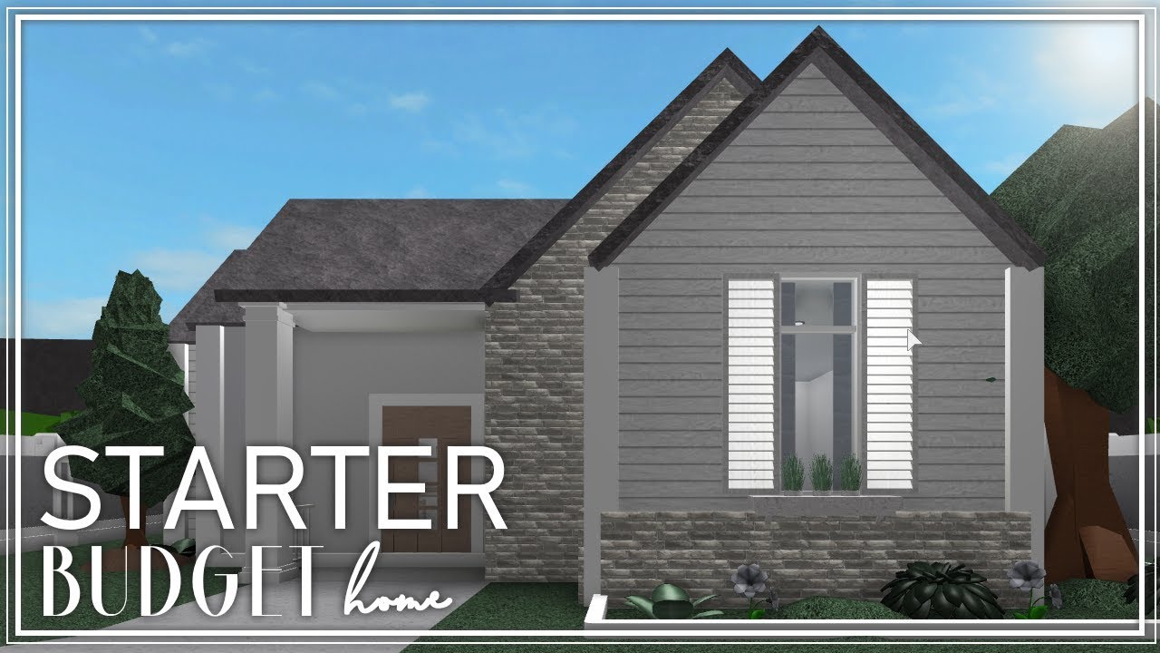 ROBLOX | Welcome To Bloxburg: Budget Starter Home - YouTube