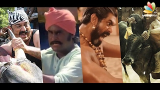 Tamil Cinema's Celebration Of Jallikattu | Kamal, Simbu, Rajini, Vijayakanth | Alanganallur