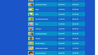 Noggin Schedule (Monday, May 26, 2003) (Memorial Day 2003)
