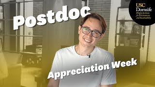 National Postdoc Appreciation Week with #USCWrigley's Aitor Marcos Diaz