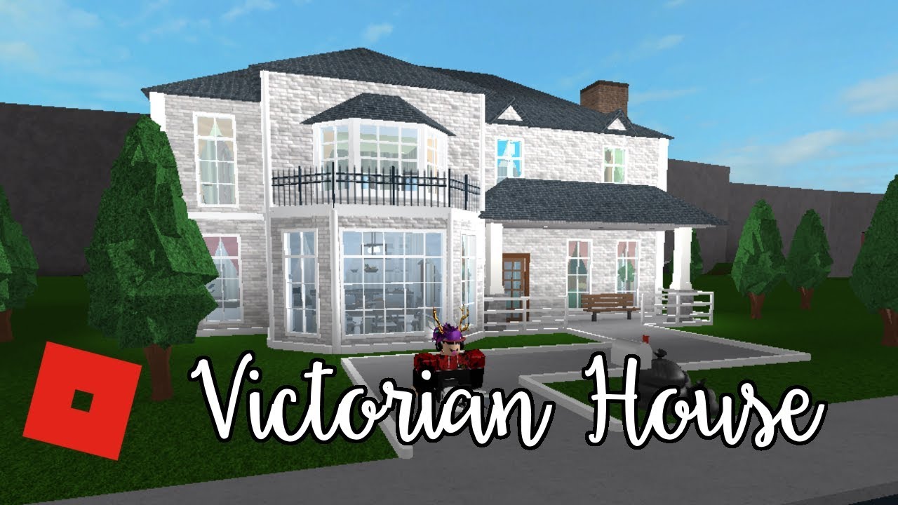 Welcome To Bloxburg Victorian House Speed Build Youtube