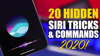 20 Siri TRICKS & HIDDEN Commands - You Should Know in 2020 !