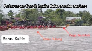 perlombaaan Tradisional balap perahu panjang kabupaten berau #balapperahu