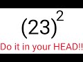 Shortcut to find square of any number | Best Mental Math trick!!!