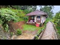 eating Liwet rice in a viral stilt house