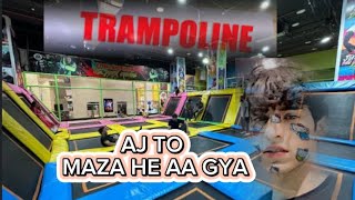 Trampoline May Aj sab Nay Bohat Enjoy Kiya