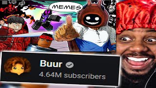 BUUR'S ROBLOX Strongest Battlegrounds Funny Moments 2 REACTION (MEMES)