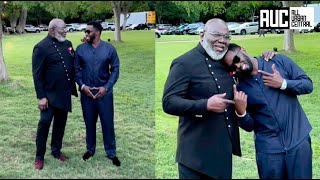 Diddy And Bishop TD Jakes Have Awkward Moment After Pulling Up To Sunday Service