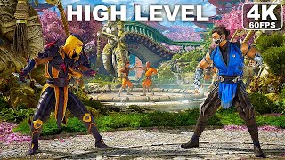 Mortal Kombat 1 Scorpion Vs Sub Zero High Level Gameplay MK1