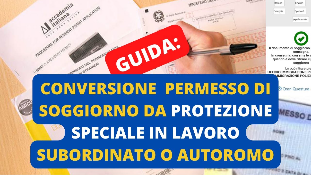 💥 GUIDA: TUTTI I PASSI PER CONVERTIRE IL PERMESSO DI SOGGIORNO DA ...