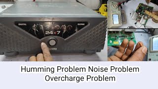 microtek dg900 inverter humming noise and over charging problem repair