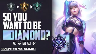 5 Tips To Reach Diamond Faster! | Season 10 League of Legends Guide - All Roles