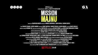 Mission Majnu - Official Movie | Sidharth Malhotra, Rashmika Mandanna | Mission Majnu Trailer