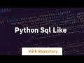 python sql like