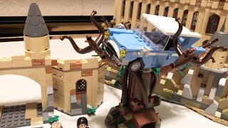 Blogger review of LEGO Harry Potter Great Hall & Whomping Willow