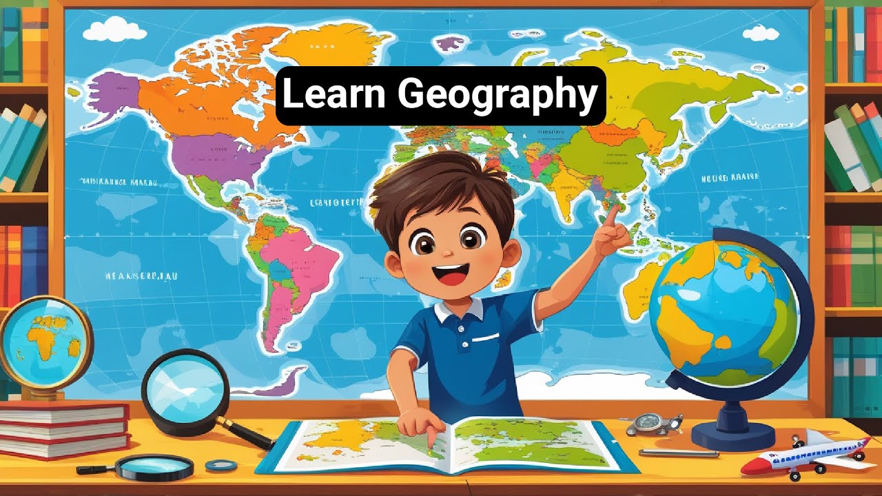 Learn Continents Oceans Famous Landmarks For Kids Fun Geography