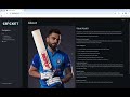 Streamlit Dashboard  | Building Dashboards with Python! #viratkohli #streamlit #python #dashboard