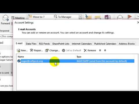 How to find smtp server name in Outlook How to find smtp server name in Outlook