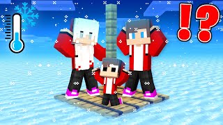 Maizen Family ICE RAFT SURVIVAL in Minecraft! - Parody Story(JJ and Mikey TV)