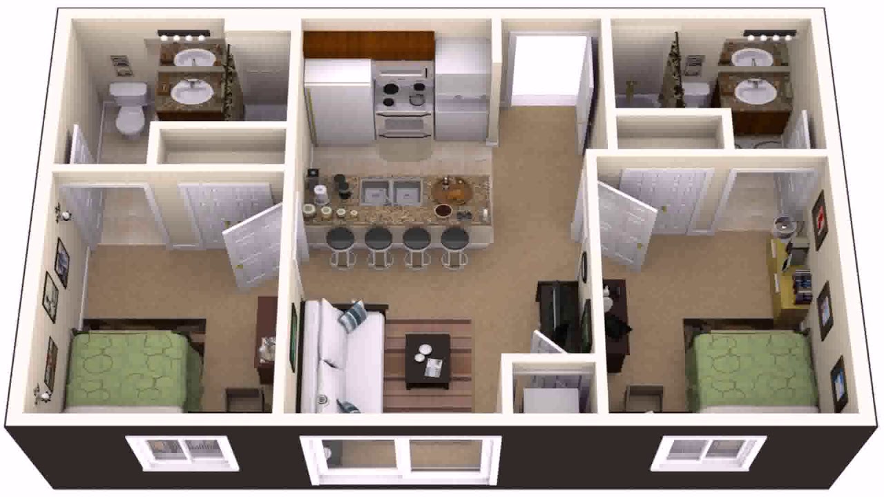 House Plans 2 Bedroom Basement Apartment (see Description) - YouTube