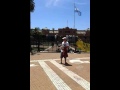 John Travolting along a public manifest at Casa Rosada in Buenos Aires