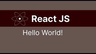 React JS | 4 | Hello World | React | Coding | Web Development | Frontend | UI | Web Applications