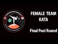 Karate Dubai 2021 | FEMALE TEAM KATA - Final Pool 1 | WORLD KARATE FEDERATION