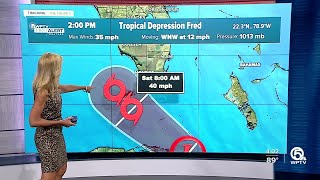 Tropics heating up with Tropical Depression Fred, Potential Tropical Cyclone Seven