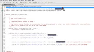 STATIC IMPORT IN JAVA DEMO