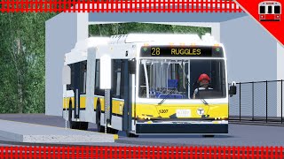 MBTA Roblox | Route 28 to Ruggles [2010 NFI DE60LFR #1207]