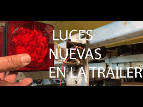 COMO INSTALAR LUCES EN UNA TRAILER - YouTube