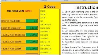 G Code Generator version 6a3