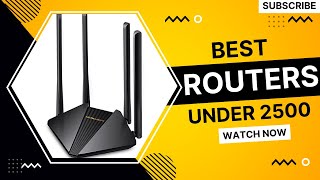 Top 5 Best Router Under 2500 ⚡ 2022 || Best Dual Band Routers in 2022 | Tp Link|D Link| Asus Routers