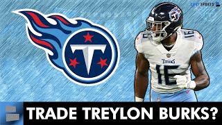 Tennessee Titans Rumors: TRADE Treylon Burks On Draft Night? Titans Draft Rumors