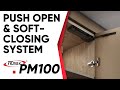 touch hinge system | Push to Open and Soft Close furniture hinges for Cabinet Wardrobe door