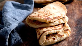 Soft, fluffy and perfectly chewy Homemade Flatbreads