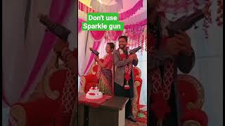 Don't use sparkle 🔫 gun