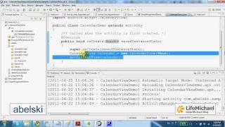 Android 3.0 CalendarView Demo