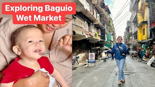 Malakas ng kumain si Babi | Namalengke kami sa Baguio City Wet Market