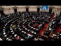 Sesión en la Camara de Diputados por el proyecto de Ficha limpia