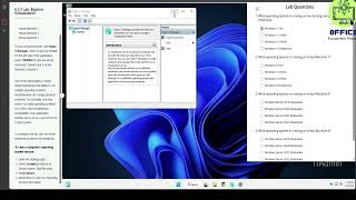 8.1.3 Lab Explore Virtualization | CompTIA TestOut PC Pro