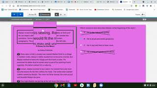 MCA Practice Reading Test Tools