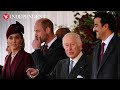 King Charles, Prince William and Kate Middleton welcome Qatar emir