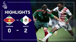 Concacaf Nations League 2023 Suriname v Mexico | Highlights
