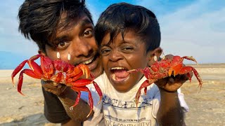 குட்டிபுலியுடன் நகைச்சுவையான சிகப்பு நண்டு வேட்டை | Funny Red Crab Hunting with Kutti Puli