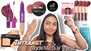 The Internet INFLUENCED Me To Buy These ! Testing VIRAL & New Makeup Launches | New Makeup Haul