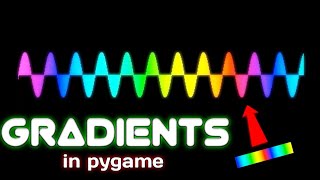 Color Gradient Stuff in Python/Pygame! #python #pygame